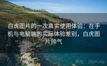 白虎图片的一次真实使用体验：在手机与电脑端的实际体验差别，白虎图片帅气