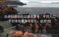 白虎91体验向记录与思考：不同入口下的体验差异与变化，白虎t恤
