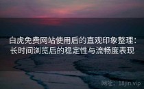 白虎免费网站使用后的直观印象整理：长时间浏览后的稳定性与流畅度表现