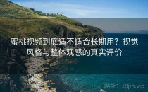 蜜桃视频到底适不适合长期用？视觉风格与整体观感的真实评价