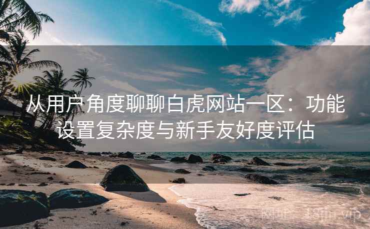 从用户角度聊聊白虎网站一区：功能设置复杂度与新手友好度评估  第2张