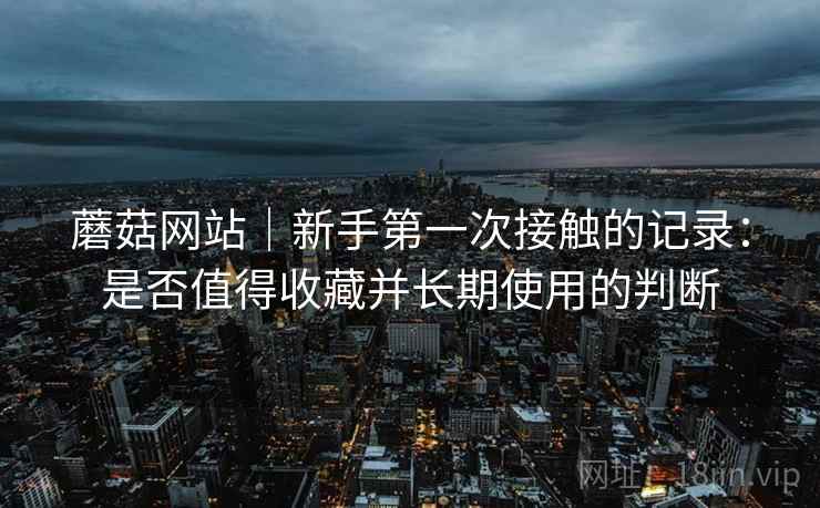 蘑菇网站|新手第一次接触的记录:是否值得收藏并长期使用的判断 第1张 蘑菇网站|新手第一次接触的记录:是否值得收藏并长期使用的判断 第1张