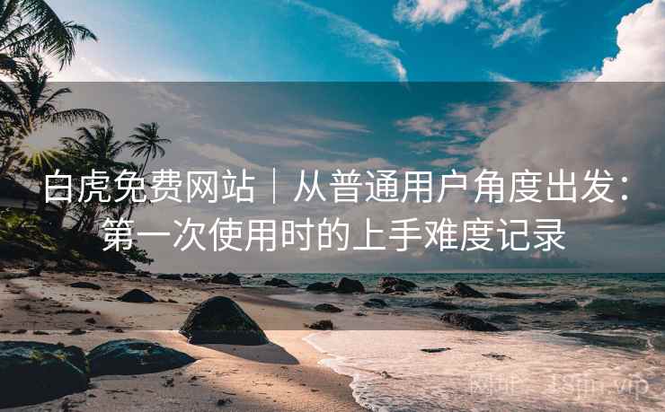 白虎免费网站｜从普通用户角度出发：第一次使用时的上手难度记录  第2张