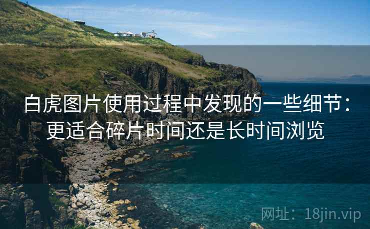 白虎图片使用过程中发现的一些细节:更适合碎片时间还是长时间浏览 第1张 白虎图片使用过程中发现的一些细节:更适合碎片时间还是长时间浏览 第1张