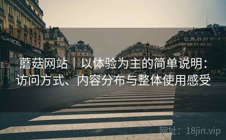 蘑菇网站|以体验为主的简单说明:访问方式、内容分布与整体使用感受 第2张 蘑菇网站|以体验为主的简单说明:访问方式、内容分布与整体使用感受 第2张
