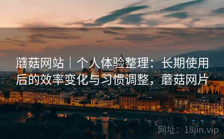 蘑菇网站｜个人体验整理：长期使用后的效率变化与习惯调整，蘑菇网片  第1张